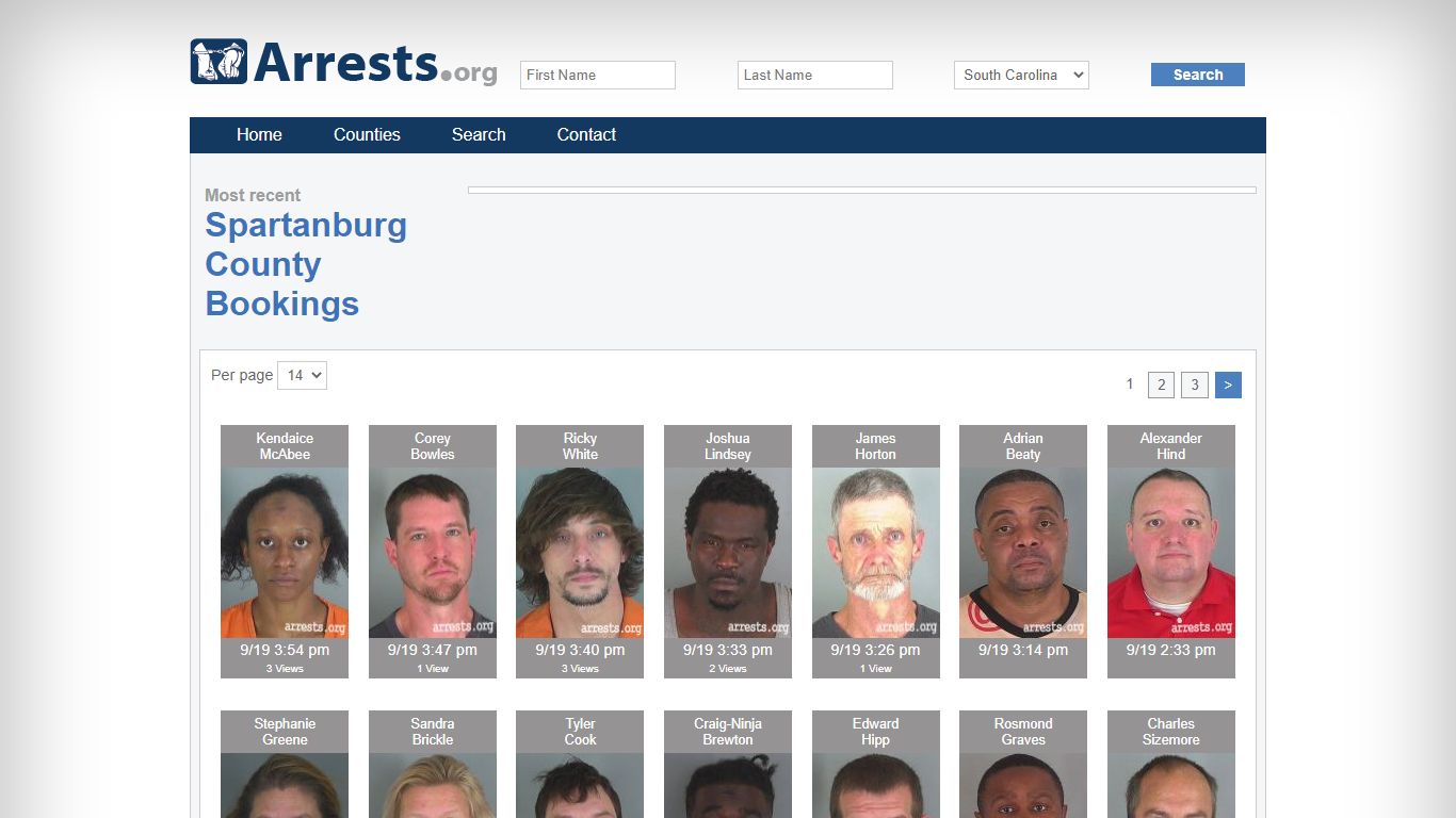 Spartanburg County Arrests and Inmate Search